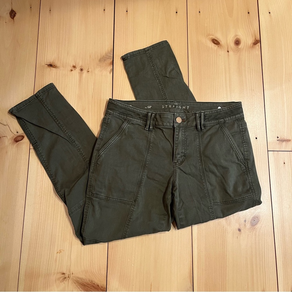 White House Black Market Olive Ankle Pants